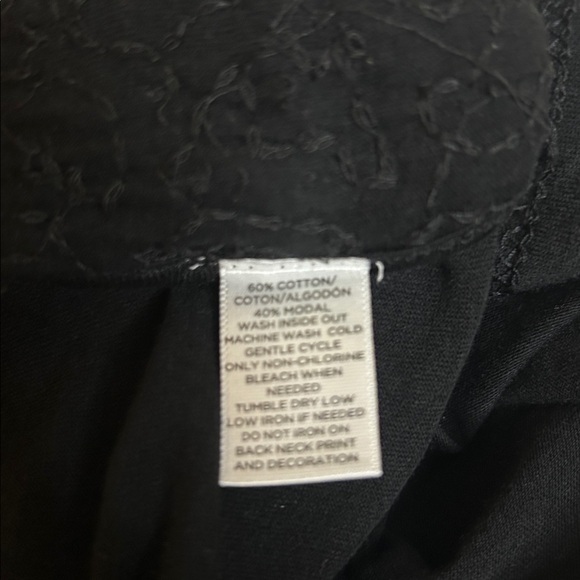 LOFT Black Sequin Blouse - Picture 7 of 7